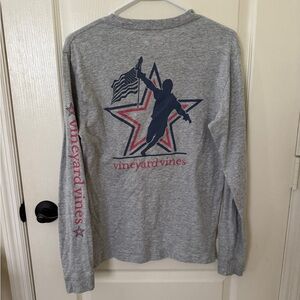 Vineyard Vines Heather Gray Cotton Tee